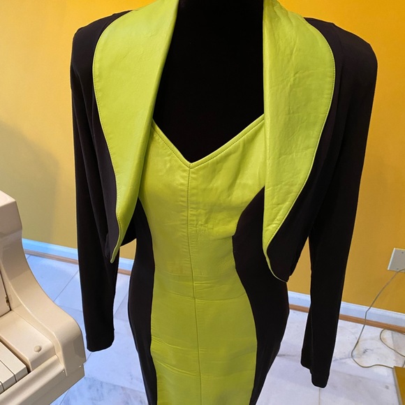 Leather and Lycra dress - Picture 4 of 10